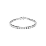 14K Gold Plated Tennis Bracelet 3mm Cubic Zirconia