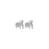 Elephant CZ Earrings