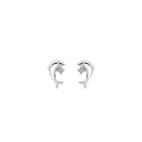 Dolphin CZ Earrings