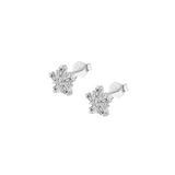 Snowflake CZ Earrings