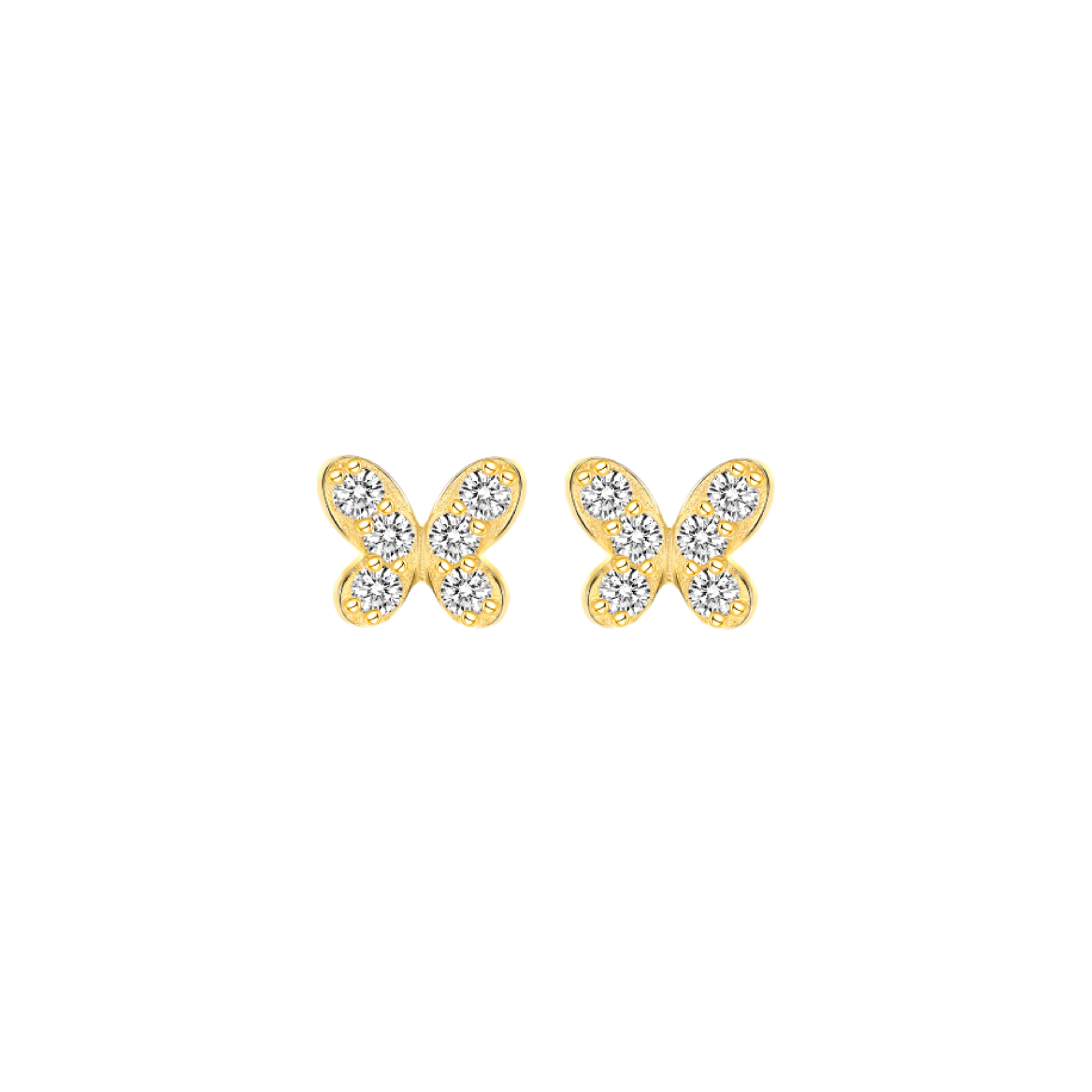 Butterfly CZ Earrings