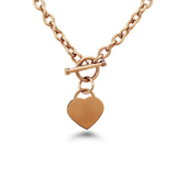 Heart Charm Bracelet & Necklace