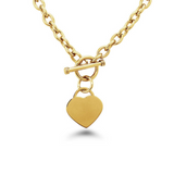 Heart Charm Bracelet & Necklace