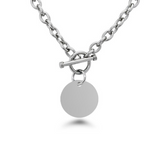 Circle Charm Bracelet & Necklace