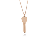 Hexagon Key Charm Pendant