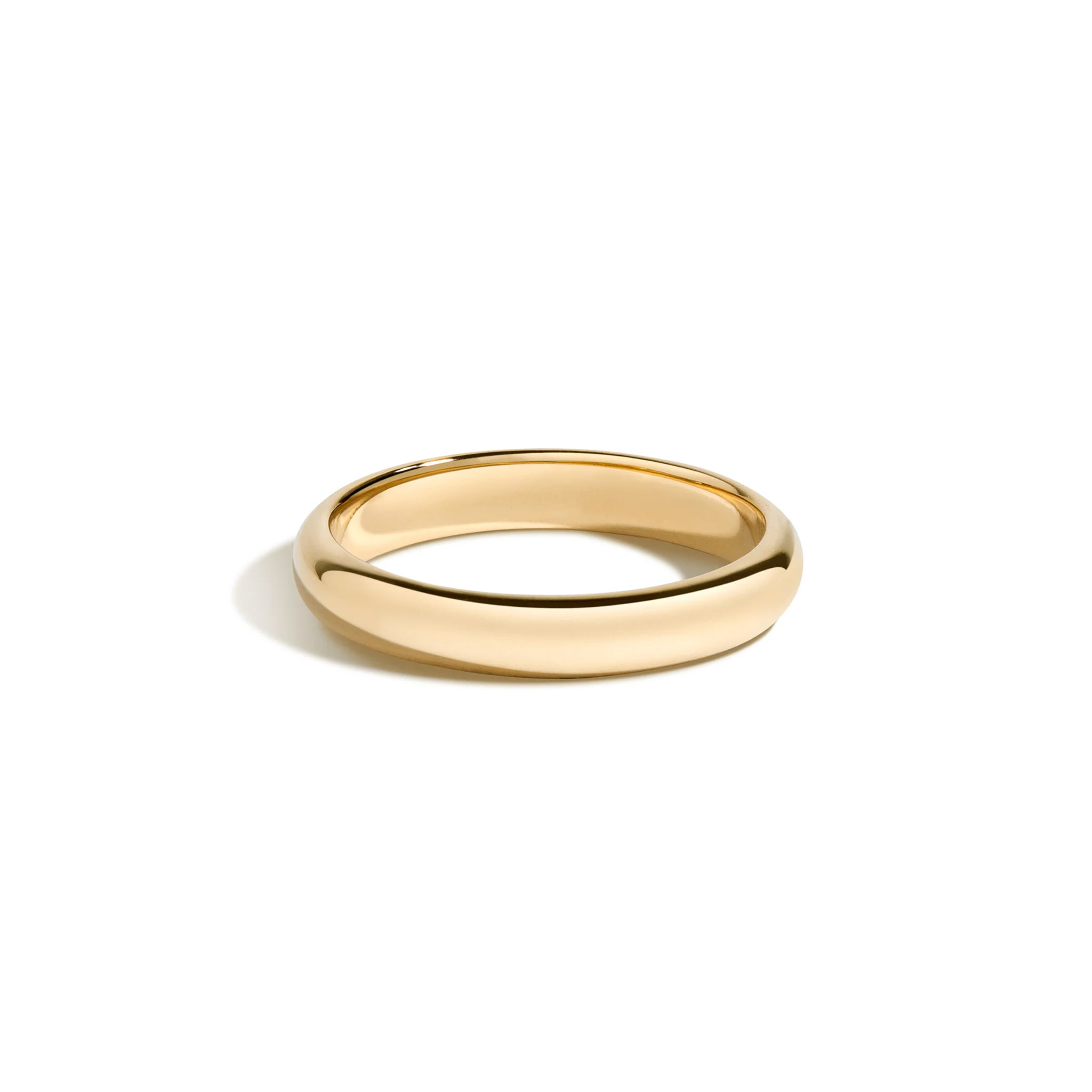3mm Silver Wedding Band Ring