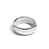 7mm Silver Wedding Band Ring