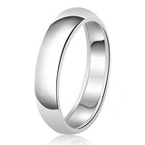 6mm Classic Steel Wedding Ring