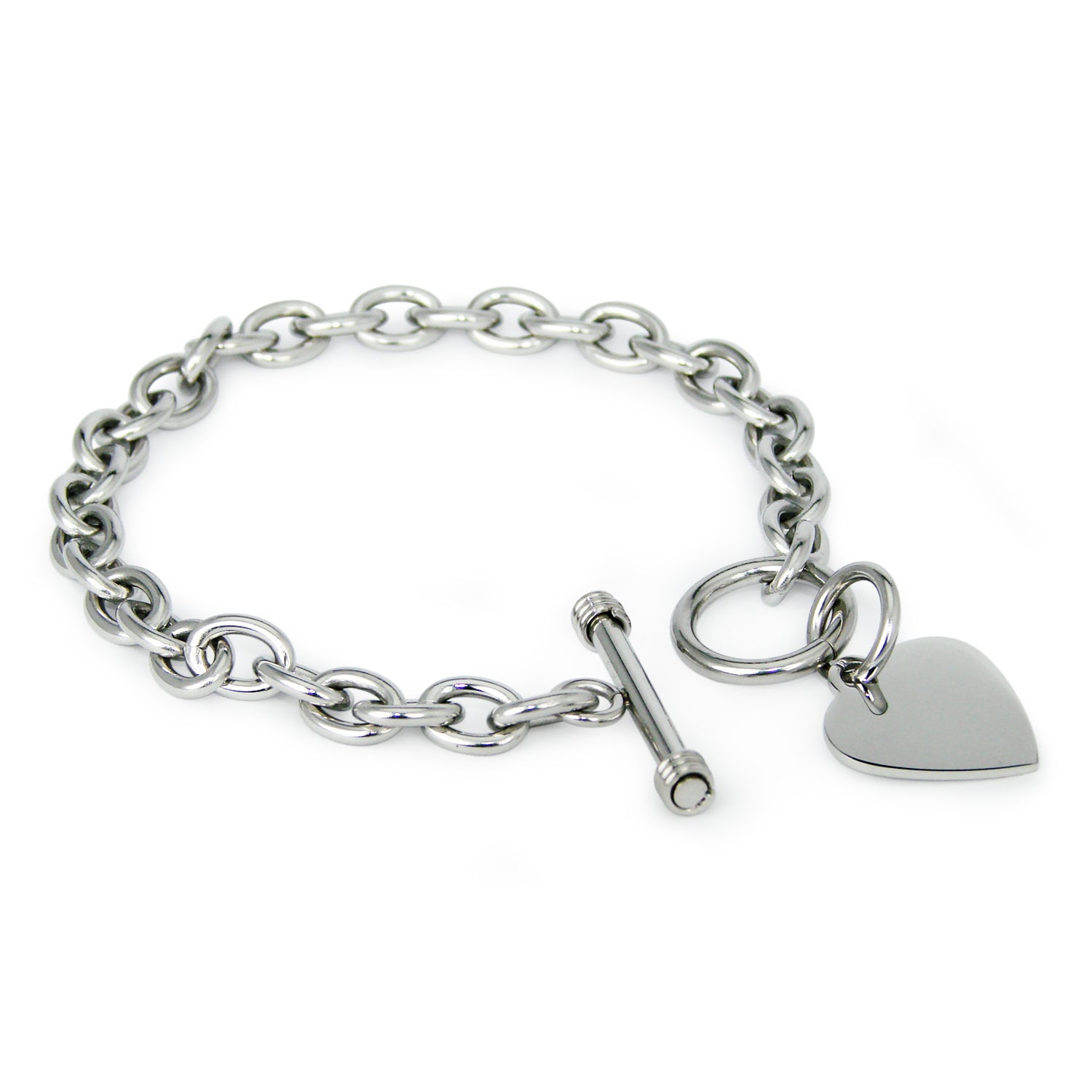 Heart Charm Bracelet & Necklace