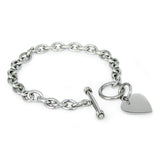 Heart Charm Bracelet & Necklace