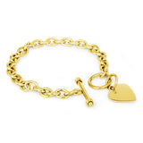 Heart Charm Bracelet & Necklace